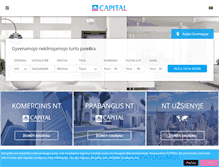 Tablet Screenshot of capital.lt