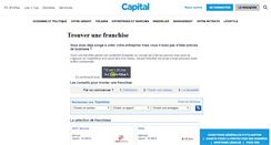 Desktop Screenshot of franchise.capital.fr