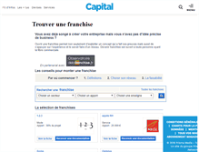 Tablet Screenshot of franchise.capital.fr